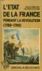 L'ETAT DE LA FRANCE PENDANT LA REVOLUTION, 1789-1799. VOVELLE MICHEL & ALII