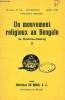 UN MOUVEMENT RELIGIEUX AU BENGALE (LE BRAHMO-SAMAJ), TOME II. DE MOOR CHRISTIAN, S. J.