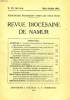 REVUE DIOCESAINE DE NAMUR, T. VI, N° 3-4, MAI-JUILLET 1951. COLLECTIF