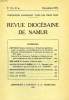 REVUE DIOCESAINE DE NAMUR, T. VI, N° 6, NOV. 1951. COLLECTIF