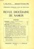 REVUE DIOCESAINE DE NAMUR, T. VII, N° 5-6, SEPT.-NOV. 1952. COLLECTIF