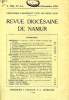 REVUE DIOCESAINE DE NAMUR, T. VIII, N° 4-6, JUILLET-NOV. 1953. COLLECTIF