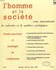 L'HOMME ET LA SOCIETE, N° 11, JAN.-MARS 1969, REVUE INTERNATIONALE DE RECHERCHES ET DE SYNTHESES SOCIOLOGIQUES. COLLECTIF