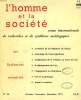 L'HOMME ET LA SOCIETE, N° 26, OCT.-DEC. 1972, REVUE INTERNATIONALE DE RECHERCHES ET DE SYNTHESES SOCIOLOGIQUES. COLLECTIF