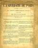 L'UNIVERSITE DE PARIS, 4e ANNEE, N° 19, 1er NOV. 1888. COLLECTIF