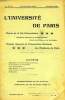 L'UNIVERSITE DE PARIS, 19e ANNEE, N° 130, NOV. 1904. COLLECTIF