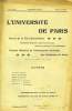 L'UNIVERSITE DE PARIS, 20e ANNEE, N° 132, JAN. 1905. COLLECTIF