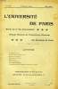 L'UNIVERSITE DE PARIS, 20e ANNEE, N° 134, MARS 1905. COLLECTIF