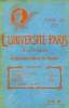 L'UNIVERSITE DE PARIS, 20e ANNEE, N° 4 (NOUVELLE SERIE), AVRIL 1905. COLLECTIF