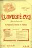 L'UNIVERSITE DE PARIS, 20e ANNEE, N° 6 (NOUVELLE SERIE), JUIN 1905. COLLECTIF
