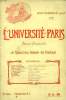 L'UNIVERSITE DE PARIS, 20e ANNEE, N° 9 (NOUVELLE SERIE), NOV. 1905. COLLECTIF