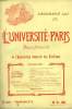 L'UNIVERSITE DE PARIS, 20e ANNEE, N° 10 (NOUVELLE SERIE), DEC. 1905. COLLECTIF
