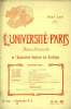 L'UNIVERSITE DE PARIS, 21e ANNEE, N° 15 (NOUVELLE SERIE), MAI 1906. COLLECTIF