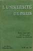 L'UNIVERSITE DE PARIS, 21e ANNEE, DEC. 1906. COLLECTIF