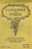 L'UNIVERSITE DE PARIS, 27e ANNEE, MARS 1911. COLLECTIF