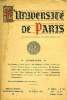L'UNIVERSITE DE PARIS, 32e ANNEE, N&deg; 232, JUILLET 1921. COLLECTIF