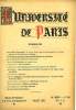 L'UNIVERSITE DE PARIS, 34e ANNEE, N&deg; 254, JUILLET 1923. COLLECTIF