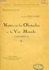 LE VAN, N° 158, FEV. 1934, SUPPLEMENT, 4e CAHIER, NOTES SUR LES OBSTACLES A LA VIE MORALE, L'APPARENCE. CHEVALIER JACQUES