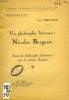 LE VAN, N° 203, AVRIL-JUIN 1938, SUPPLEMENT, 8e CAHIER, UN PHILOSOPHE LYONNAIS: NICOLAS BERGASSE. BERGASSE LOUIS