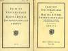 INSTITUT UNIVERSITAIRE DE HAUTES ETUDES INTERNATIONALES, GENEVE, 1931-1939, 7 FASCICULES. COLLECTIF