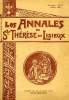 LES ANNALES DE SAINTE-THERESE DE LISIEUX, 14e ANNEE, N° 10, OCT. 1938. COLLECTIF