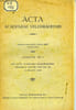 ACTA ACADEMIAE VELEHRADENSIS, ANNUS VIII, N&deg; 4. COLLECTIF