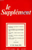 LE SUPPLEMENT, N&deg; 104, FEV. 1973. COLLECTIF