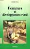 FEMMES ET DEVELOPPEMENT RURAL. DROY ISABELLE