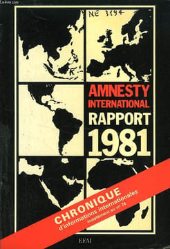 AMNESTY INTERNATIONAL, RAPPORT 1981. COLLECTIF