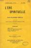 L'ERE SPIRITUELLE, 3e ANNEE, N° 35, MAI 1930, REVUE PHILOSOPHIQUE MENSUELLE. COLLECTIF