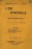 L'ERE SPIRITUELLE, 4e ANNEE, N° 47, MAI 1931, REVUE PHILOSOPHIQUE MENSUELLE. COLLECTIF