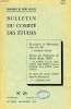 BULLETIN DU COMITE DES ETUDES, N° 23, OCT.-DEC. 1958. COLLECTIF