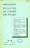 BULLETIN DU COMITE DES ETUDES, N° 27, OCT.-DEC. 1959. COLLECTIF