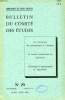 BULLETIN DU COMITE DES ETUDES, N° 29, AVRIL-JUIN 1960. COLLECTIF