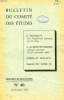 BULLETIN DU COMITE DES ETUDES, N° 40, DEC. 1962. COLLECTIF
