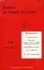 BULLETIN DU COMITE DES ETUDES, N° 56, JAN.-MARS 1969. COLLECTIF