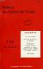 BULLETIN DU COMITE DES ETUDES, N° 57-58, AVRIL-SEPT. 1969. COLLECTIF