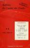 BULLETIN DU COMITE DES ETUDES, N° 59, OCT.-DEC. 1969. COLLECTIF