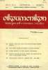 OIKOUMENIKON, ANNO IV, VOL. III, QUAD. 81, SETT. 1964, RASSEGNA SULL'ECUMENISMO CATTOLICO. COLLECTIF
