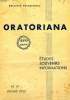 ORATORIANA, N° 19, JUILLET 1935, ETUDES, SOUVENIRS, INFORMATIONS. COLLECTIF