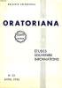 ORATORIANA, N° 22, AVRIL 1936, ETUDES, SOUVENIRS, INFORMATIONS. COLLECTIF