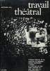 TRAVAIL THEATRAL, I, AUTOMNE 1970. COLLECTIF