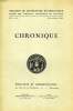 CHRONIQUE, 1933-1999, 200 NUMEROS (INCOMPLET). COLLECTIF