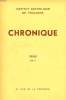 CHRONIQUE, N° 1, 1956. COLLECTIF