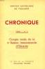 CHRONIQUE, N° 4, 1956, 6e SESSION INTERNATIONALE D'USTARITZ. COLLECTIF