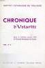 CHRONIQUE, N° 2, 1959, USTARITZ. COLLECTIF