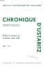 CHRONIQUE, N° 2, 1961, USTARITZ. COLLECTIF