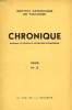 CHRONIQUE, N° 2, 1965. COLLECTIF
