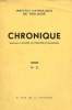 CHRONIQUE, N° 2, 1966. COLLECTIF