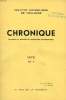 CHRONIQUE, N° 1, 1972. COLLECTIF